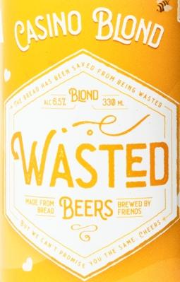 Wasted Beers Casino Blond logo